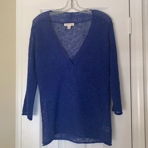 Coldwater Creek Sheer Pullover Sweater